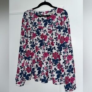 LOFT Floral Blouse